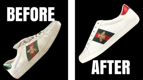 how to clean my gucci sneakers|how to clean gucci ace shoes.